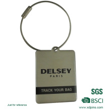 Custom Design Stainless Iron Printing Luggage Tag for Luggage